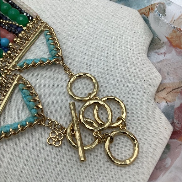 Stella &Dot Zahara  Semi Precious  Bib Necklace - Picture 4 of 4